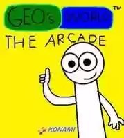 Free download Geos World [Konami] Arcade Game Flyer (1200DPI) free photo or picture to be edited with GIMP online image editor